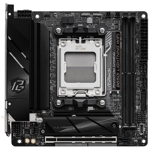 ASRock B650I Lightning WiFi ITX Motherboard for AMD Socket AM5 CPUs